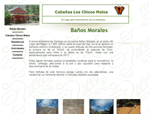 Tablet Screenshot of banosmorales.cl